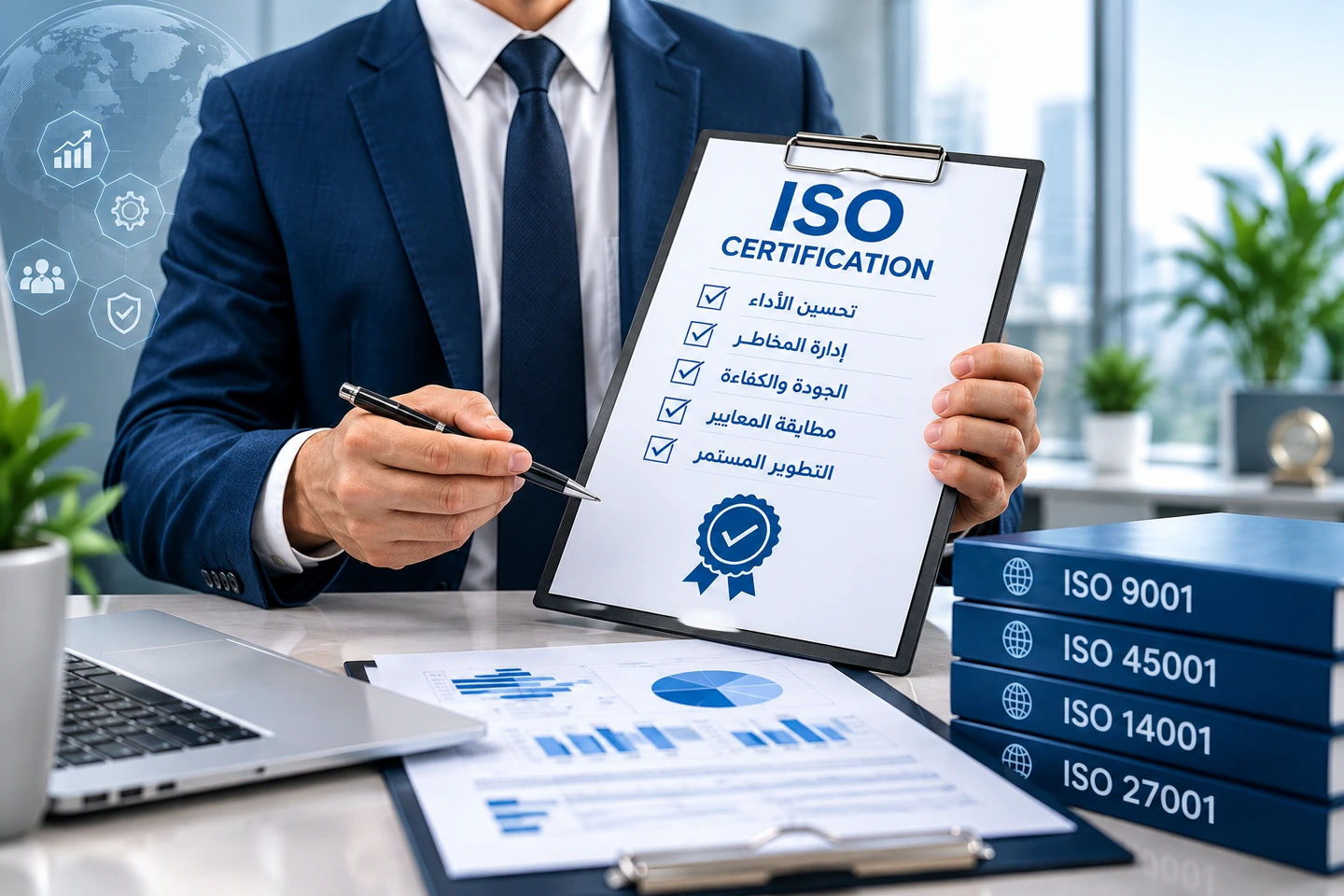 خدمات التأهيل للحصول على شهادة ISO 9001 لنظام إدارة الجودة في السعودية