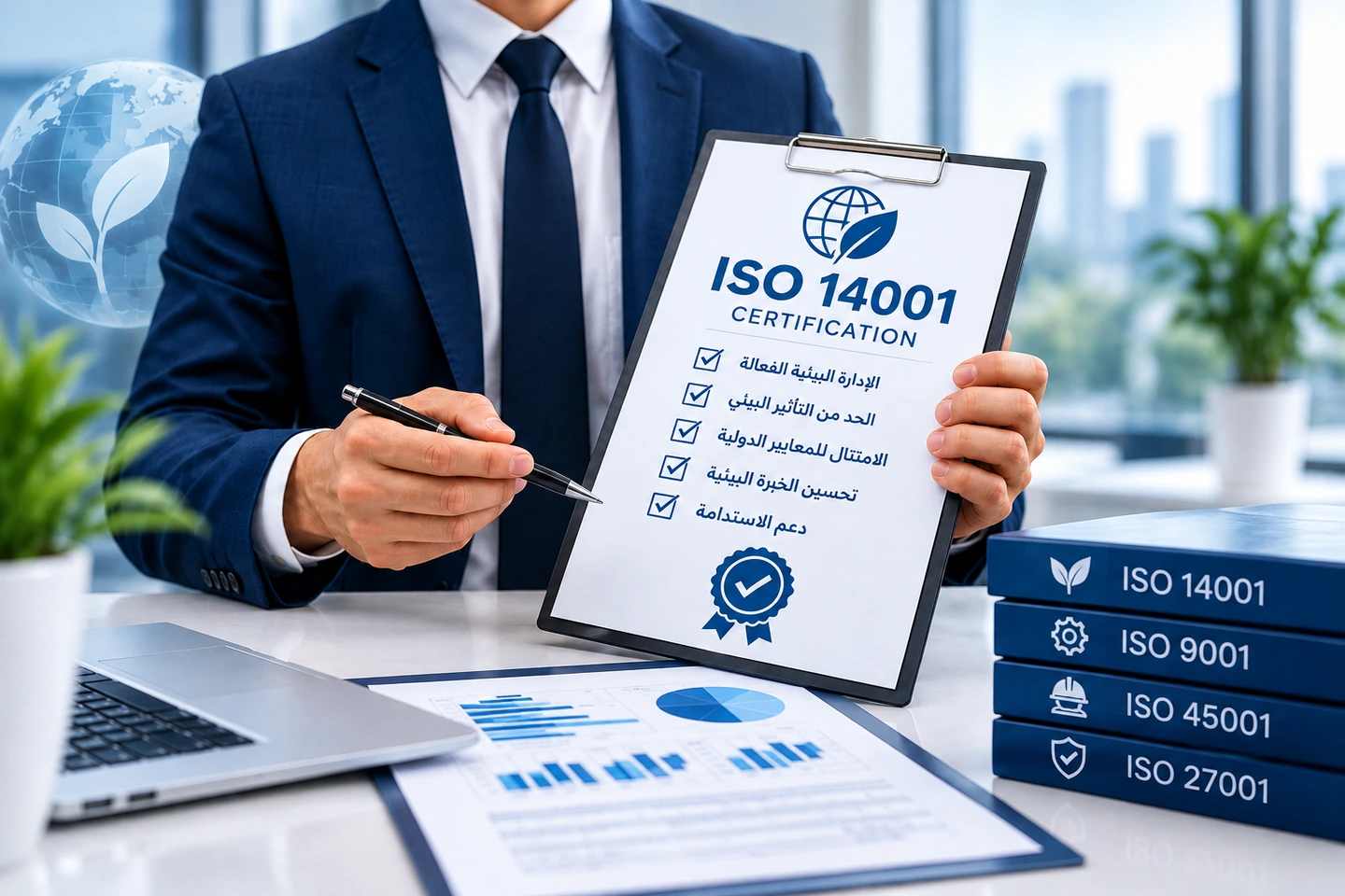 خدمات التأهيل للحصول على شهادة ISO 14001 لنظام الإدارة البيئية في السعودية