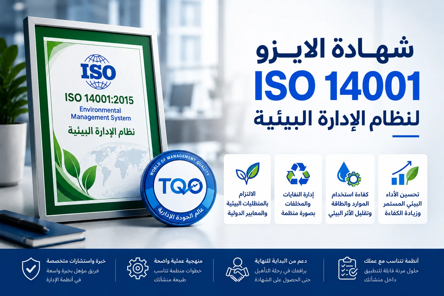 شهادة الايزو ISO 14001 لنظام الإدارة البيئية